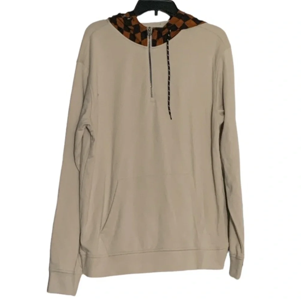 Original use zip up sweater checker hoodie - Picture 2 of 5